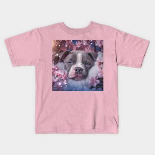 Cherry Staffy Kids T-Shirt